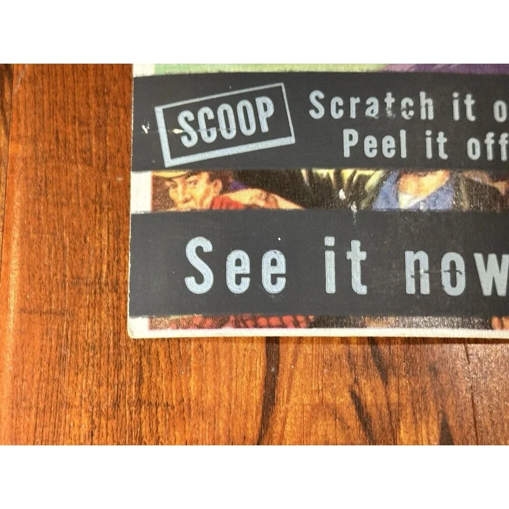 Lot of (3) 1954 Topps Scoop #30, 35 & 43 Gold, Allies & Normandie with Coating